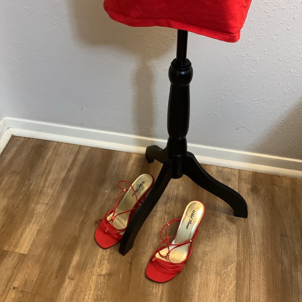 Red Mini Dress - Picture 6 of 8